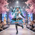 初音ミクのコスプレ ファッションショー 10枚目