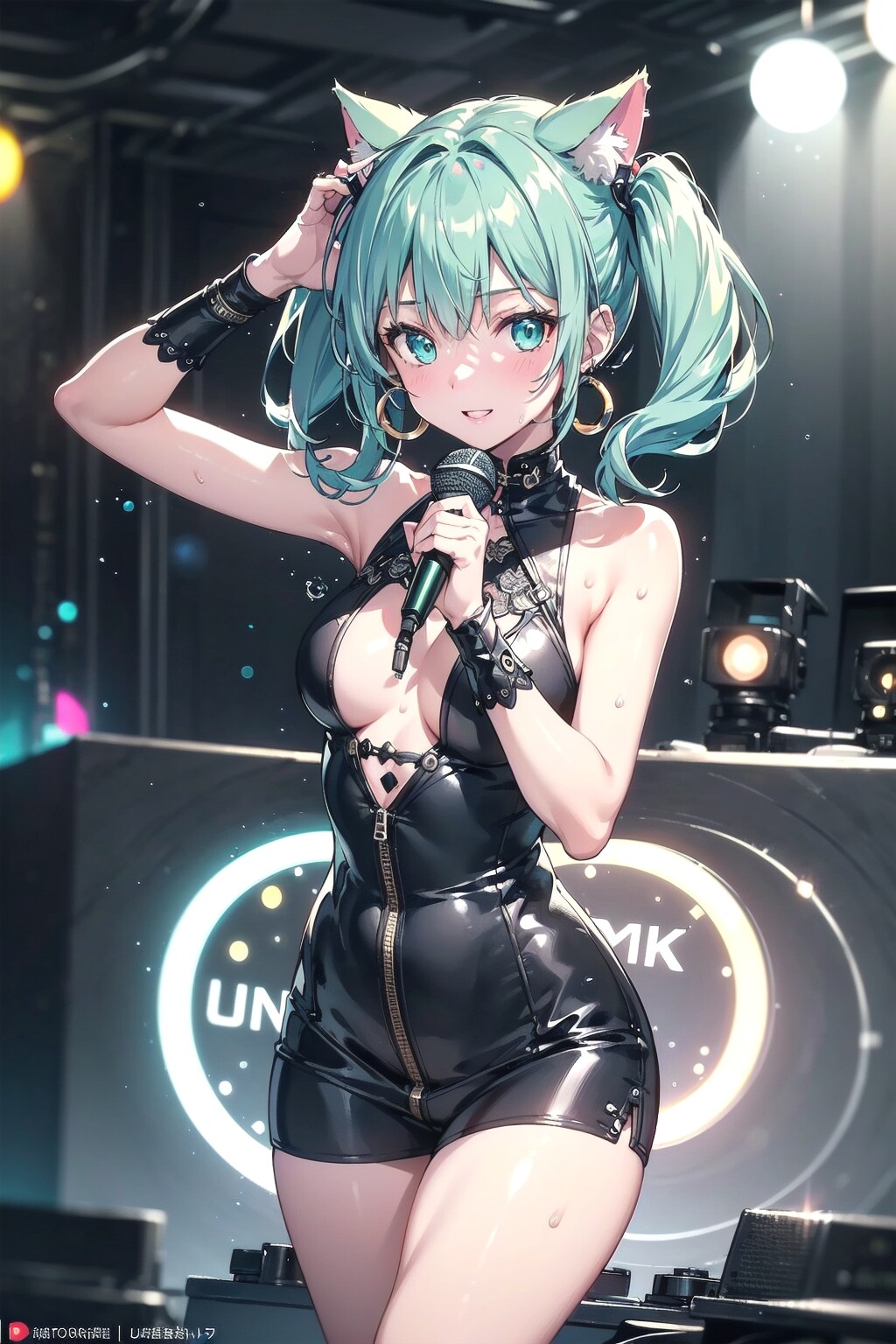 Shisyo on stage🎤🐱🎶