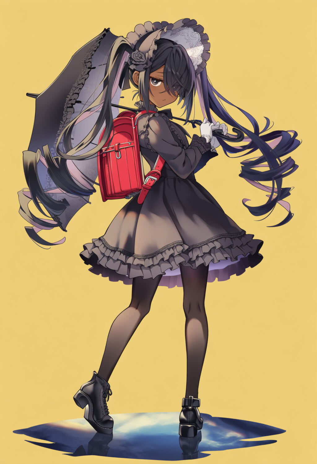 褐色ロリィタ〇学生