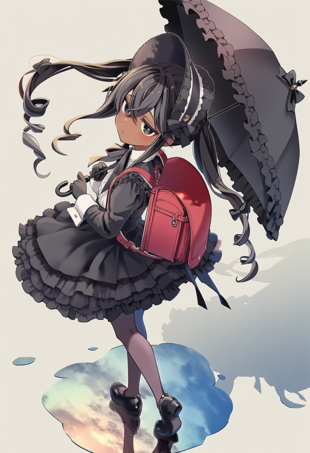 褐色ロリィタ〇学生