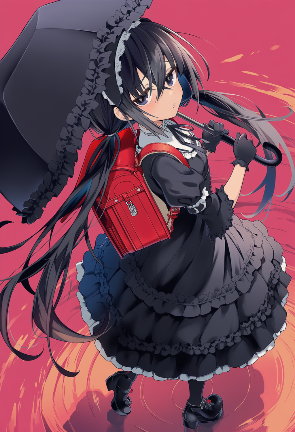 褐色ロリィタ〇学生