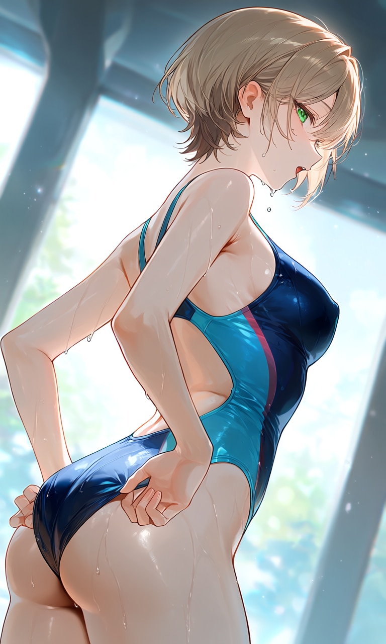 水着をなおす