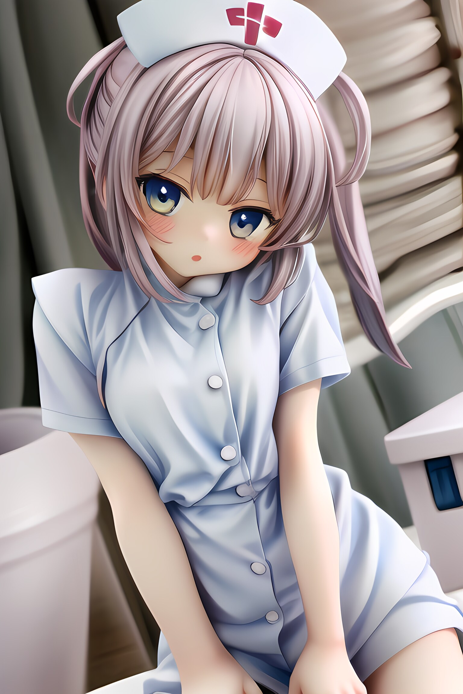 看護師さんが通る