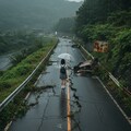 雨の廃墟 2枚目