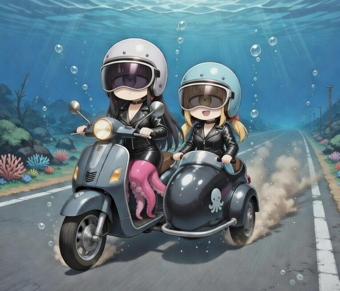 単眼スキュラちゃん.25　ツーリング