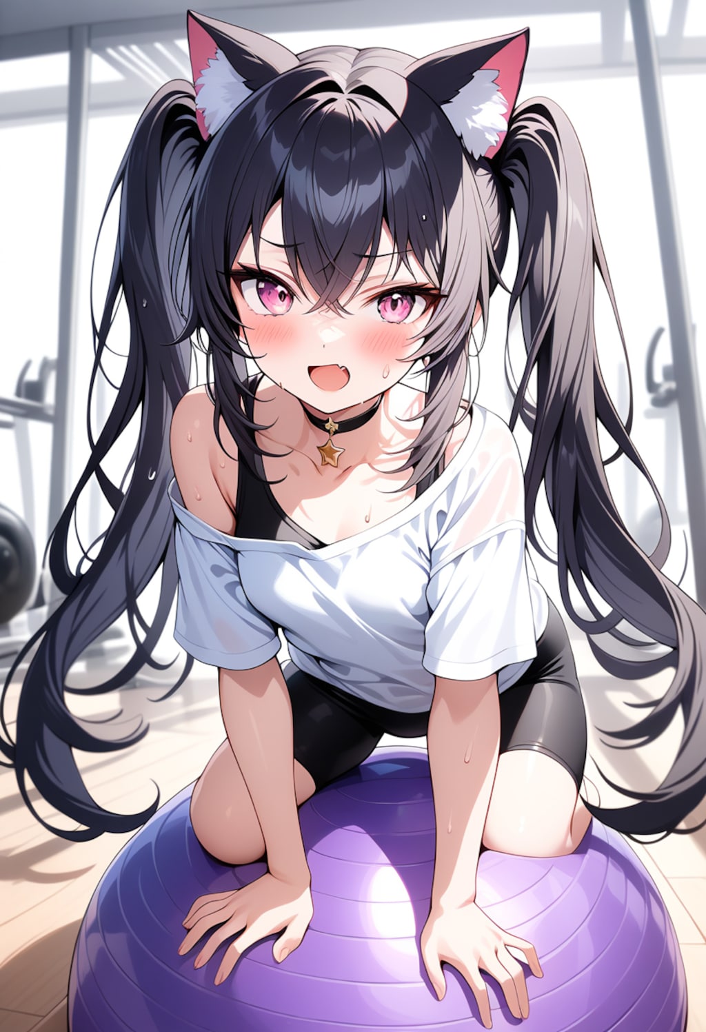 うちの子たちとエクササイズ