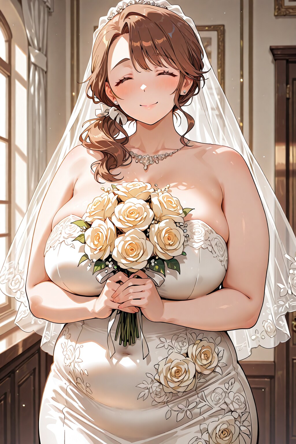 ウェディングドレスガール