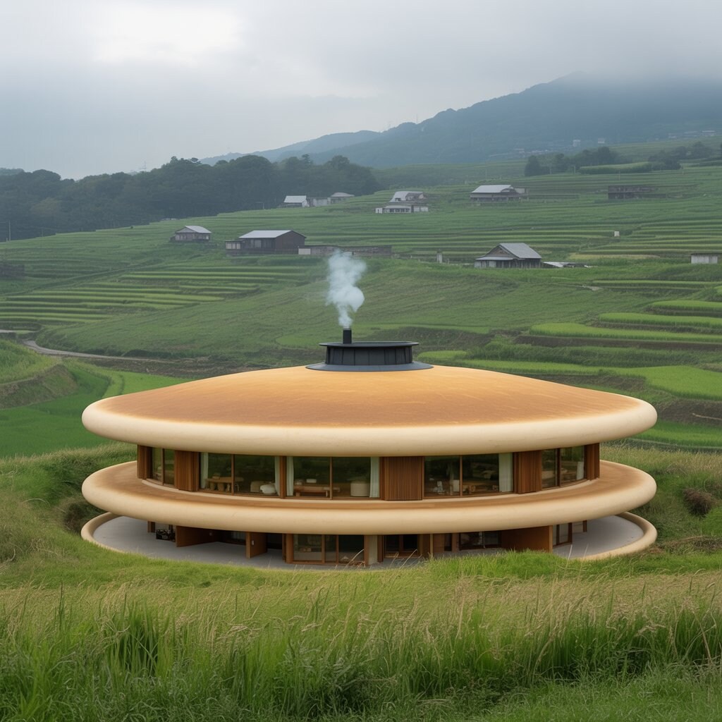 ホットケーキ風の家