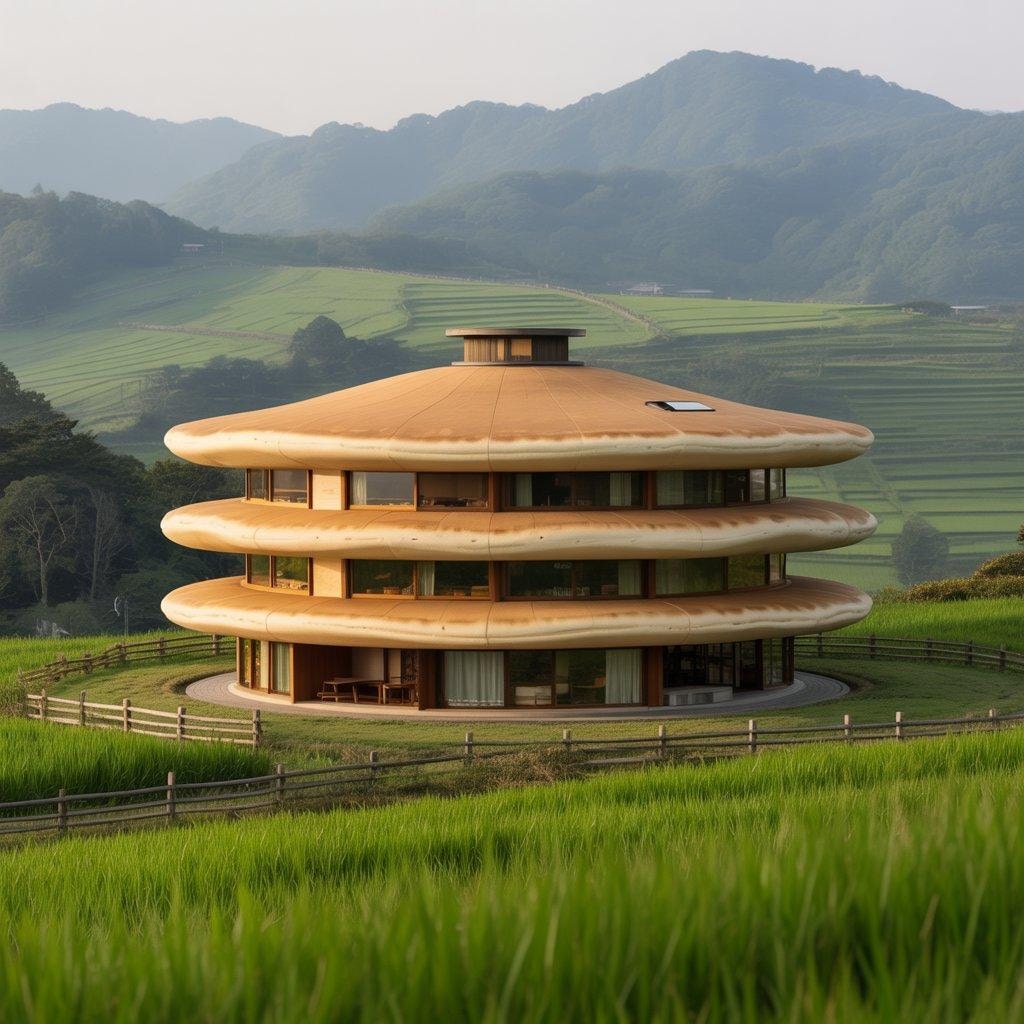 ホットケーキ風の家