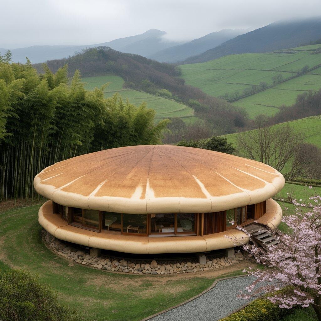 ホットケーキ風の家