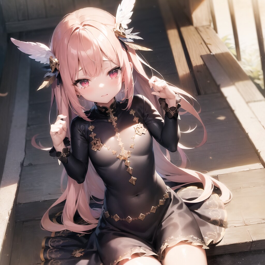 泣き顔の少女
