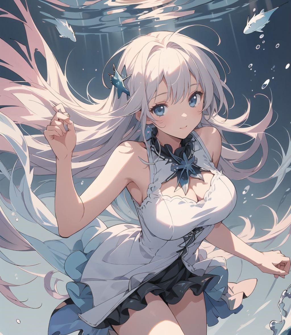 異世界の魔法使い（海の中）