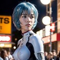 綾波レイ風な彼女 4枚目