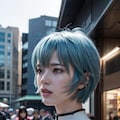 綾波レイ風な彼女 3枚目