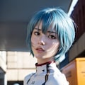 綾波レイ風な彼女 5枚目