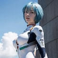 綾波レイ風な彼女 6枚目