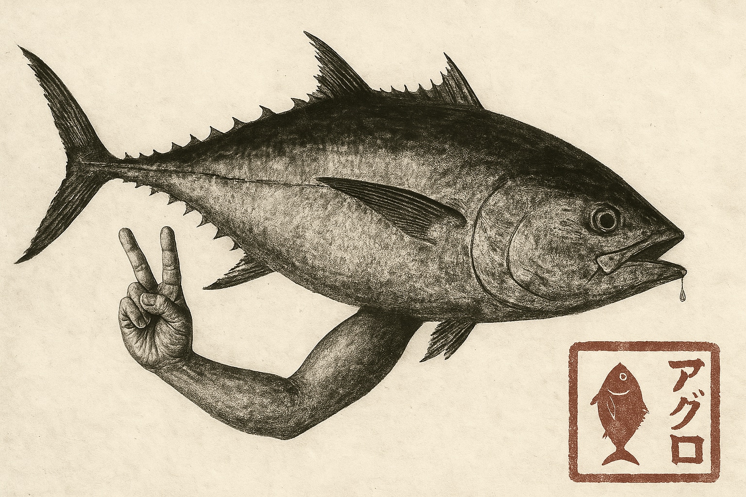 はいっ魚拓♪ | の人気AIイラスト・グラビア