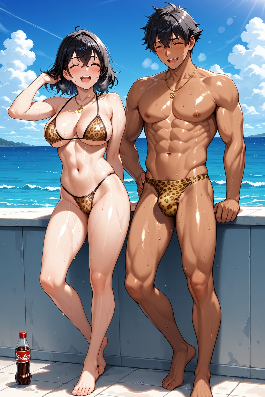 ヒョウ柄カップル51
