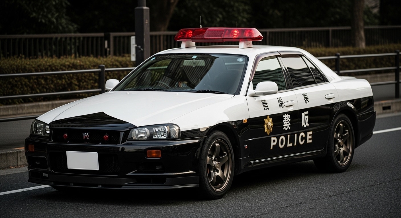 R34GT-Rセダンパトロールカー | の人気AIイラスト・グラビア