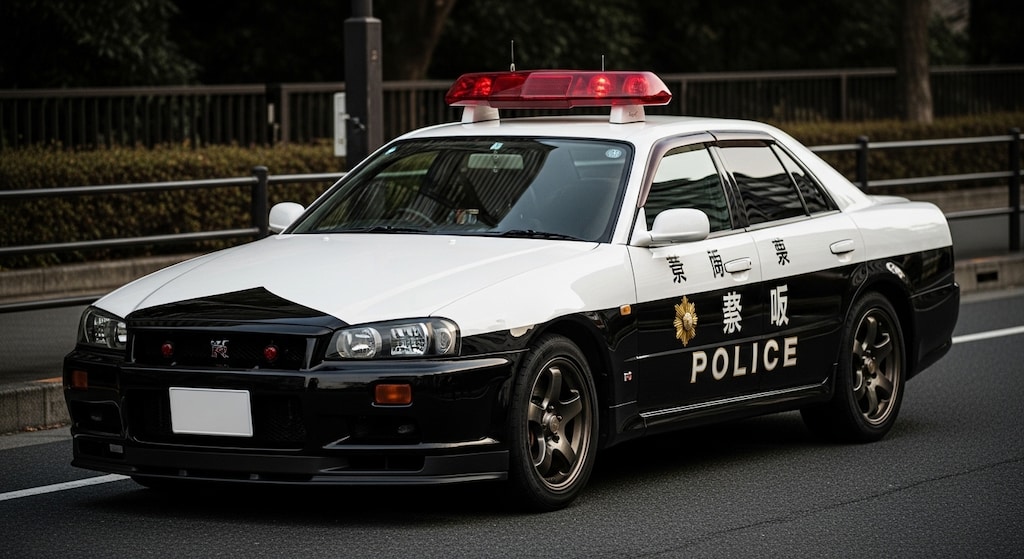 R34GT-Rセダンパトロールカー