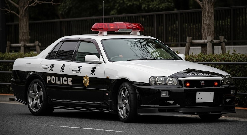 R34GT-Rセダンパトロールカー