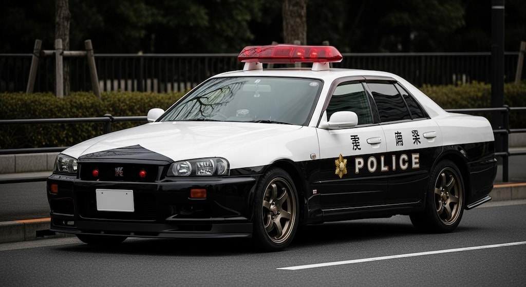 R34GT-Rセダンパトロールカー