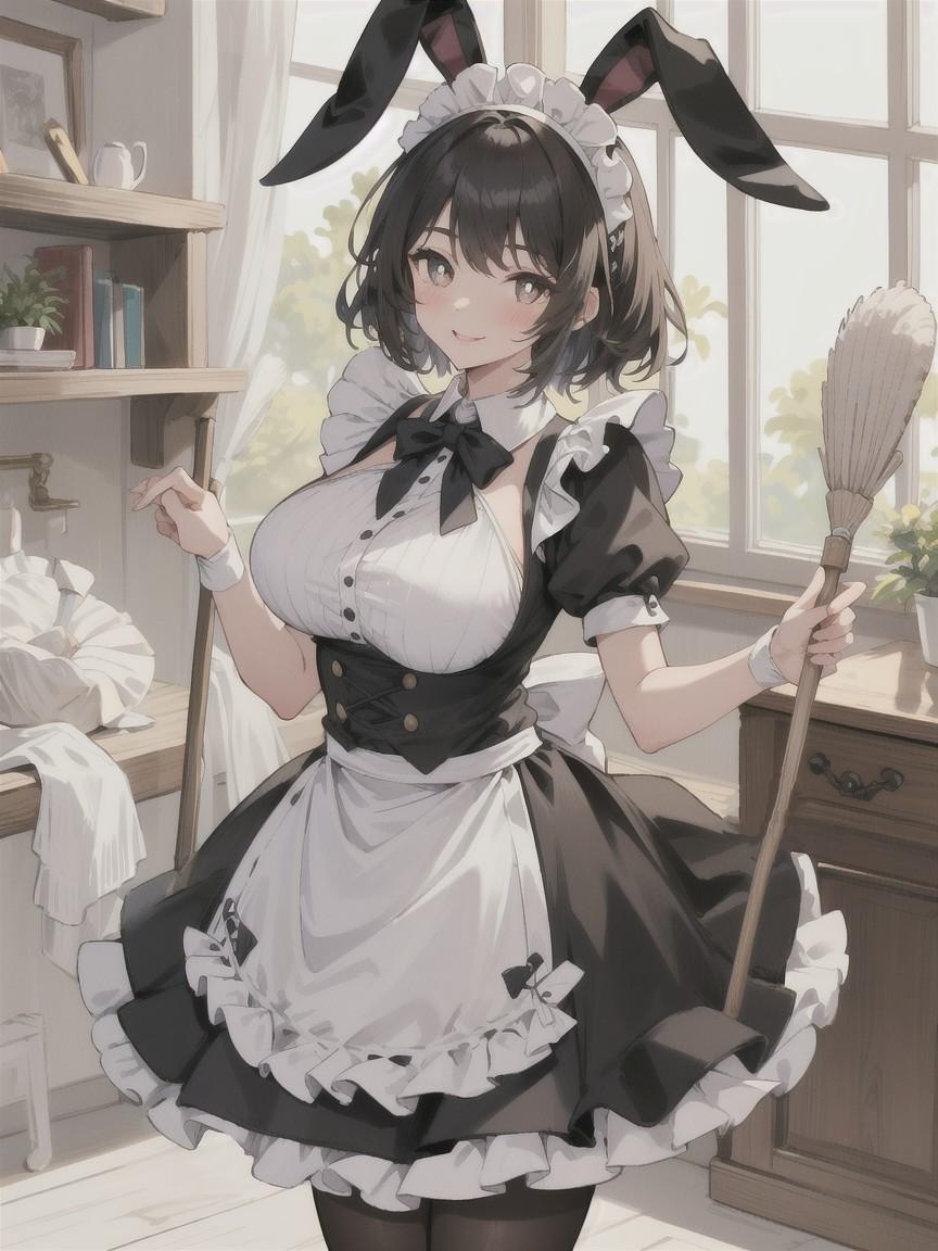 メイドさんのお掃除