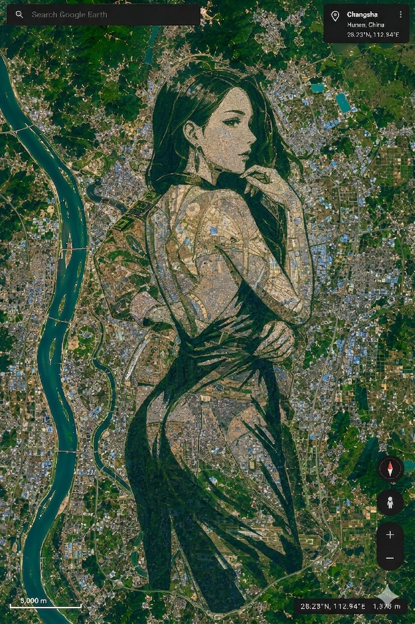 自然の地上絵