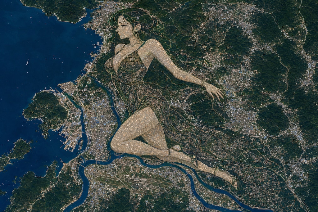 自然の地上絵