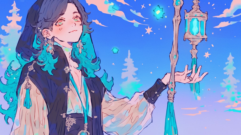 マスター・シン、湖にて【エリシアの王国】