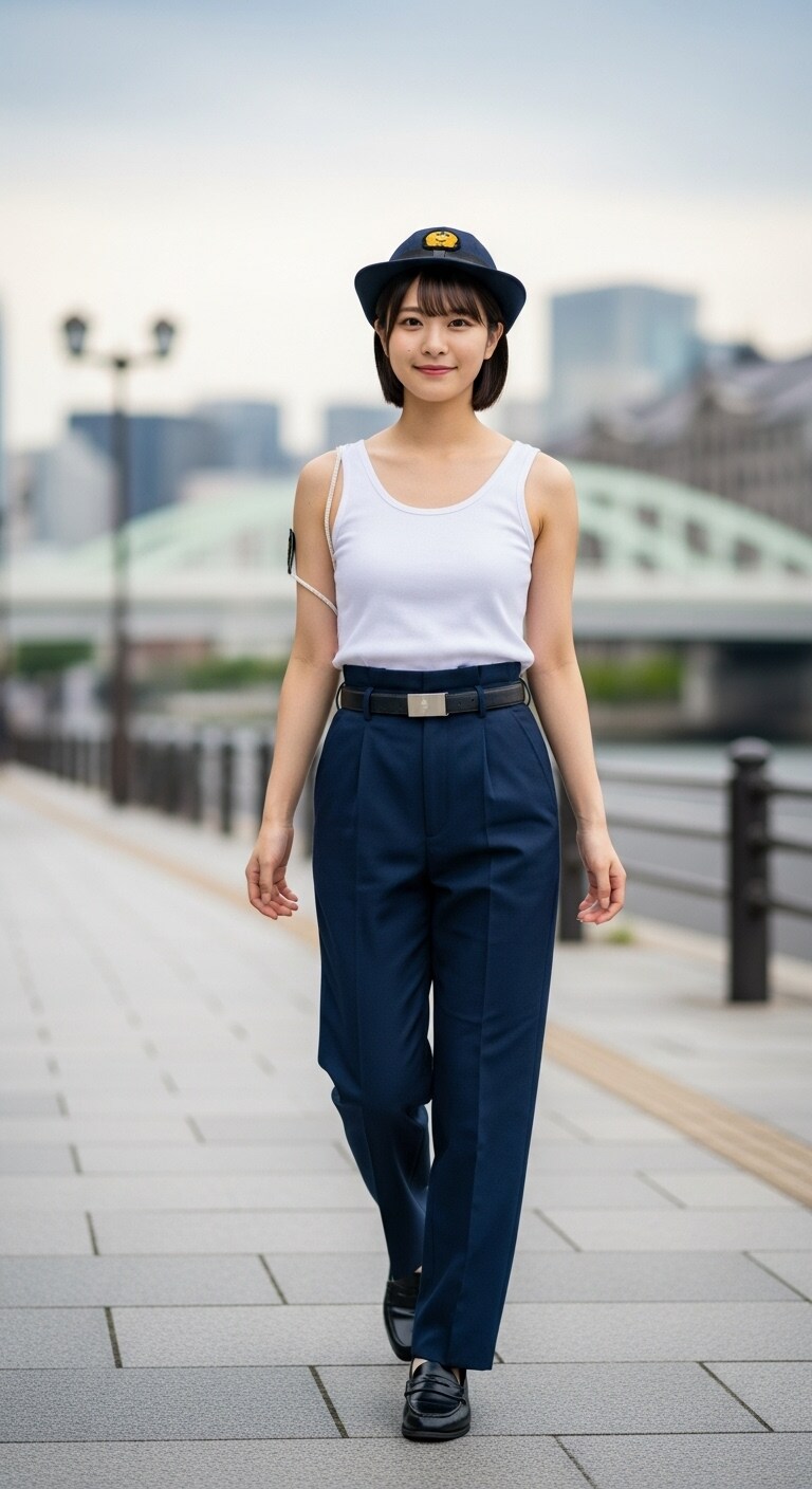 かっこかわいい婦警佐久間夏綺の日本橋パトロール