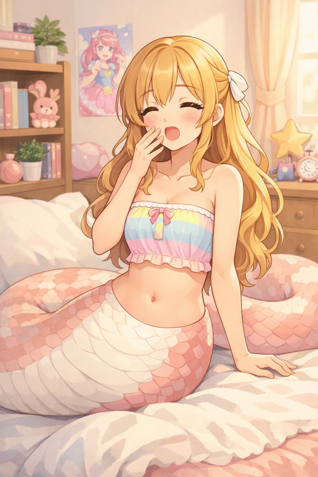 金髪ラミアちゃん | の人気AIイラスト・グラビア