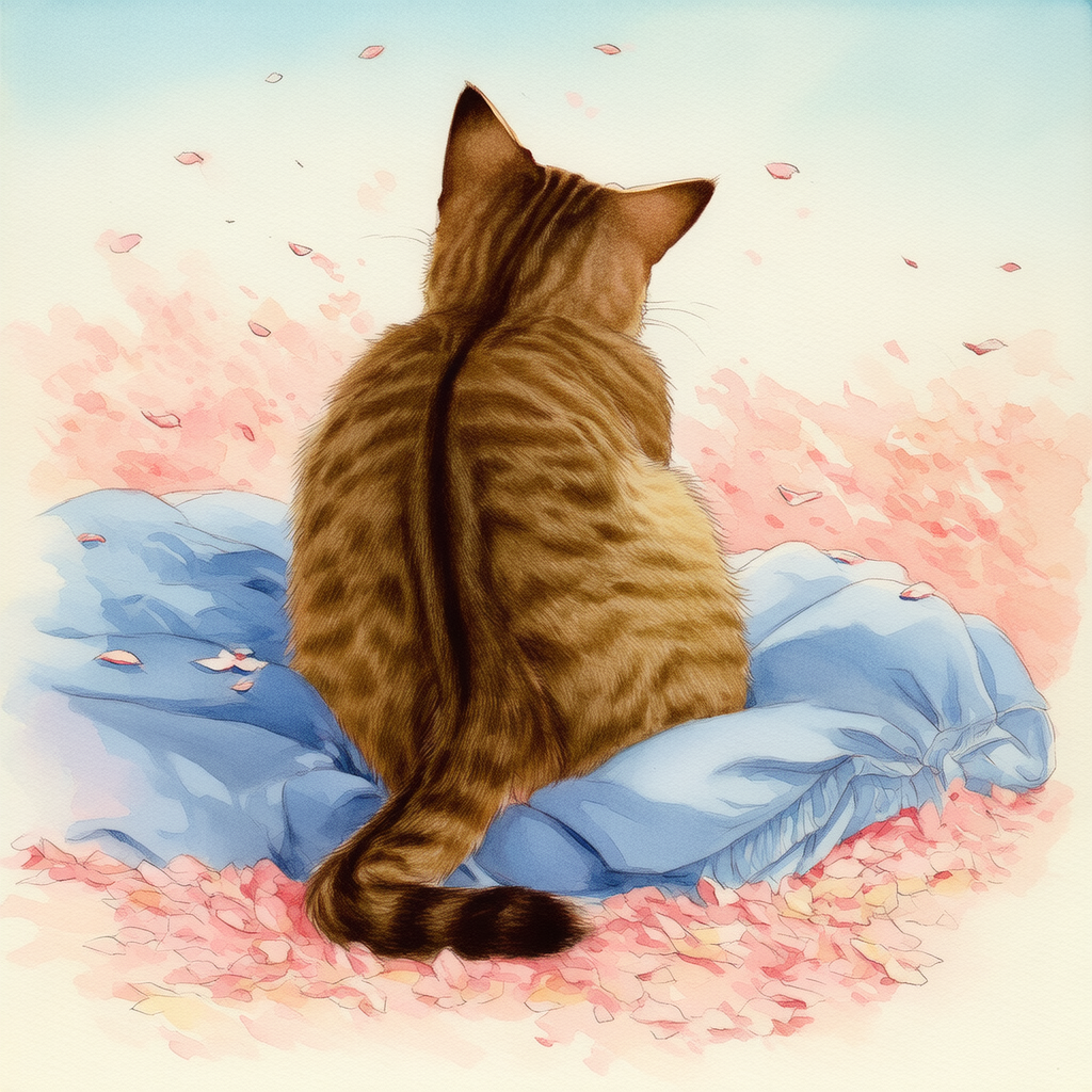 主のベットで独り眠る