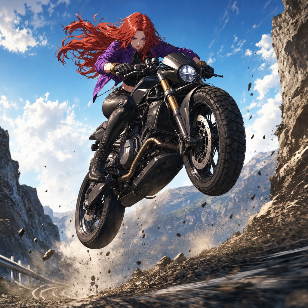 ロードバイクとマリシア | の人気AIイラスト・グラビア