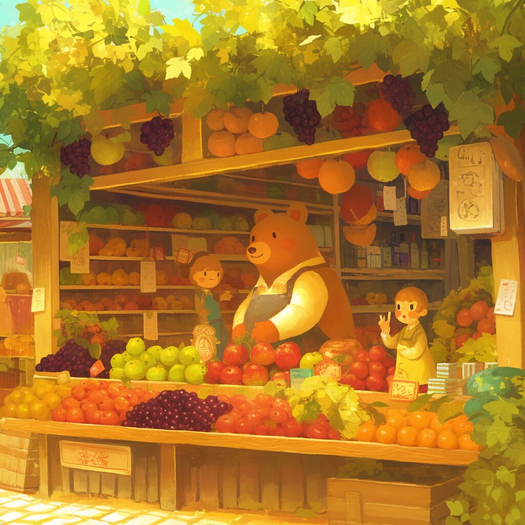 獣村の果物店