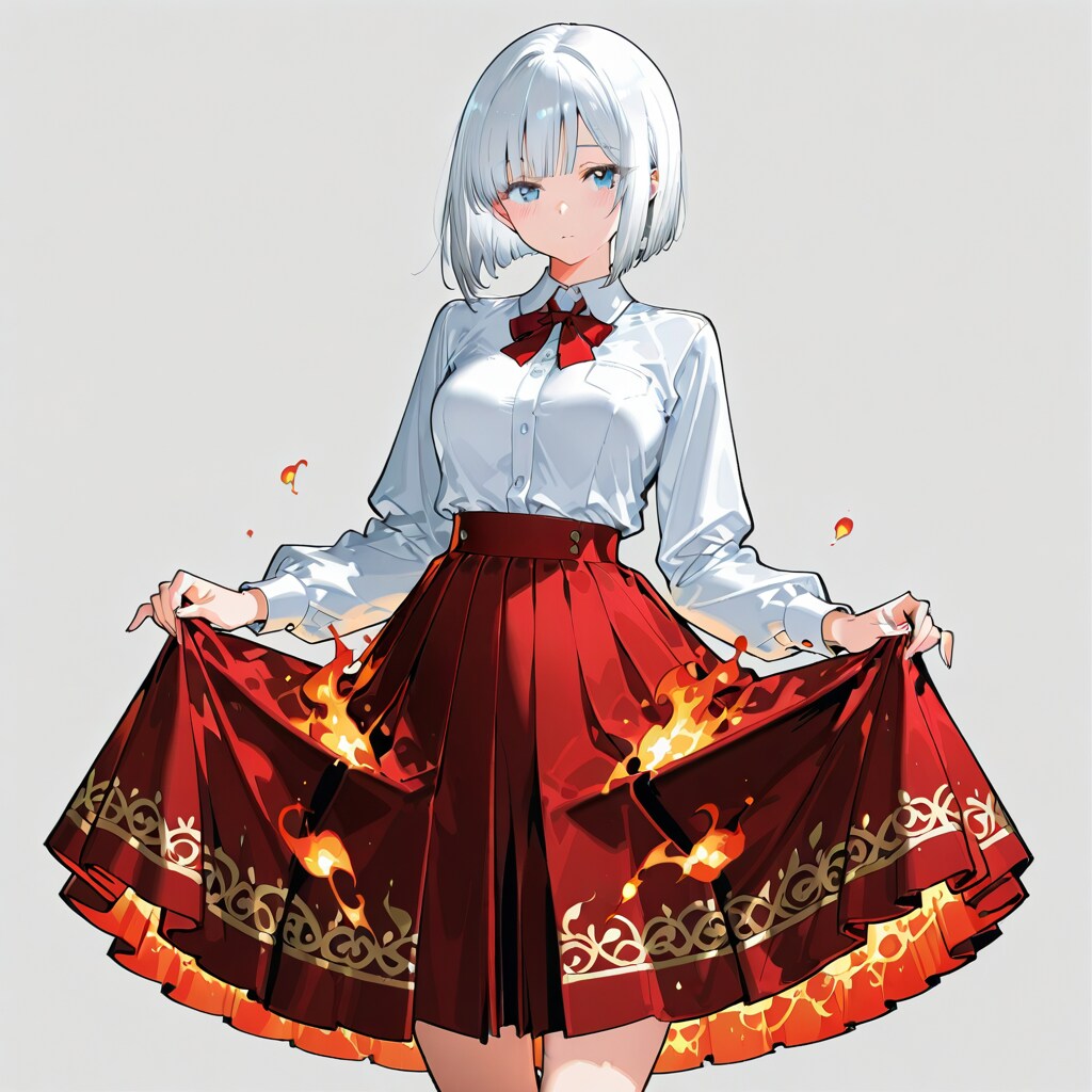 炎のフレアスカート | の人気AIイラスト・グラビア