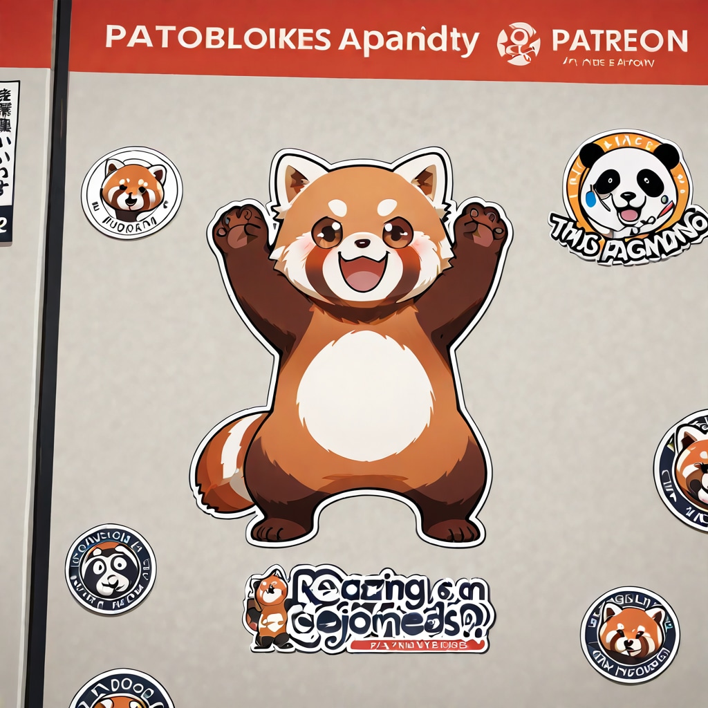 レッドパンダシール（威嚇バージョン） | の人気AIイラスト・グラビア