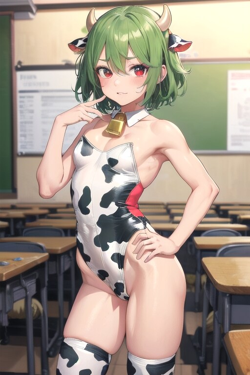 牛柄レオタ