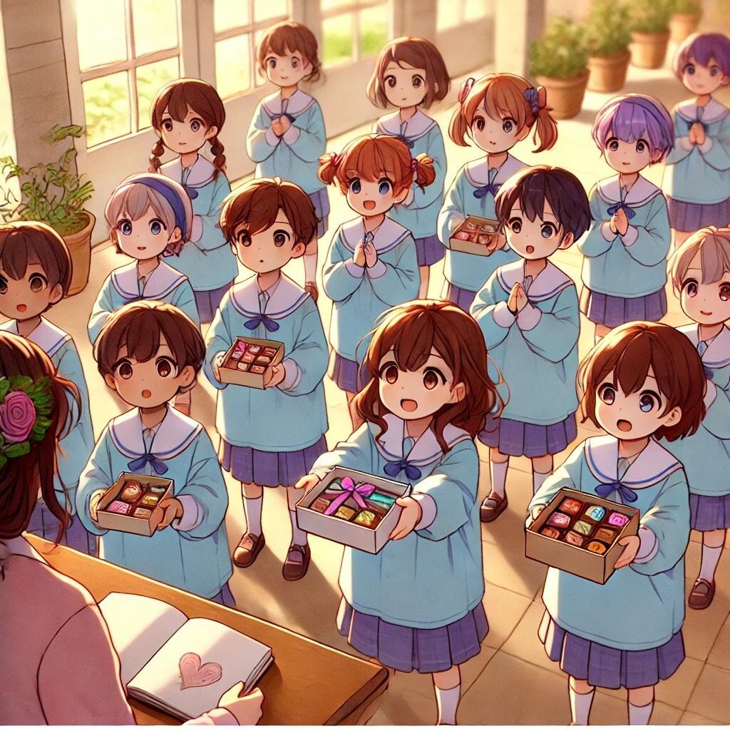 せんせい、はいっ！