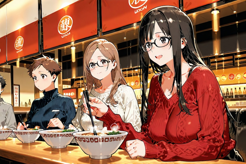 そんな事よりおうどん食べましょ？