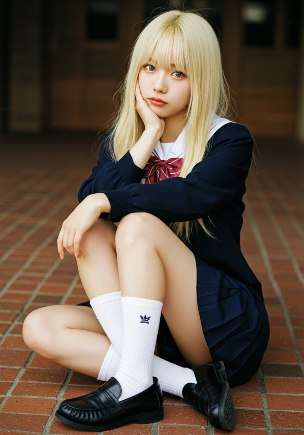 金髪女子高生