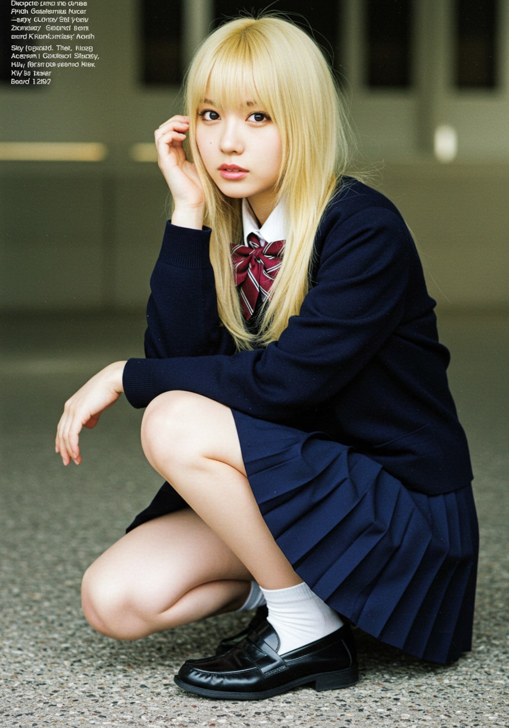 金髪女子高生
