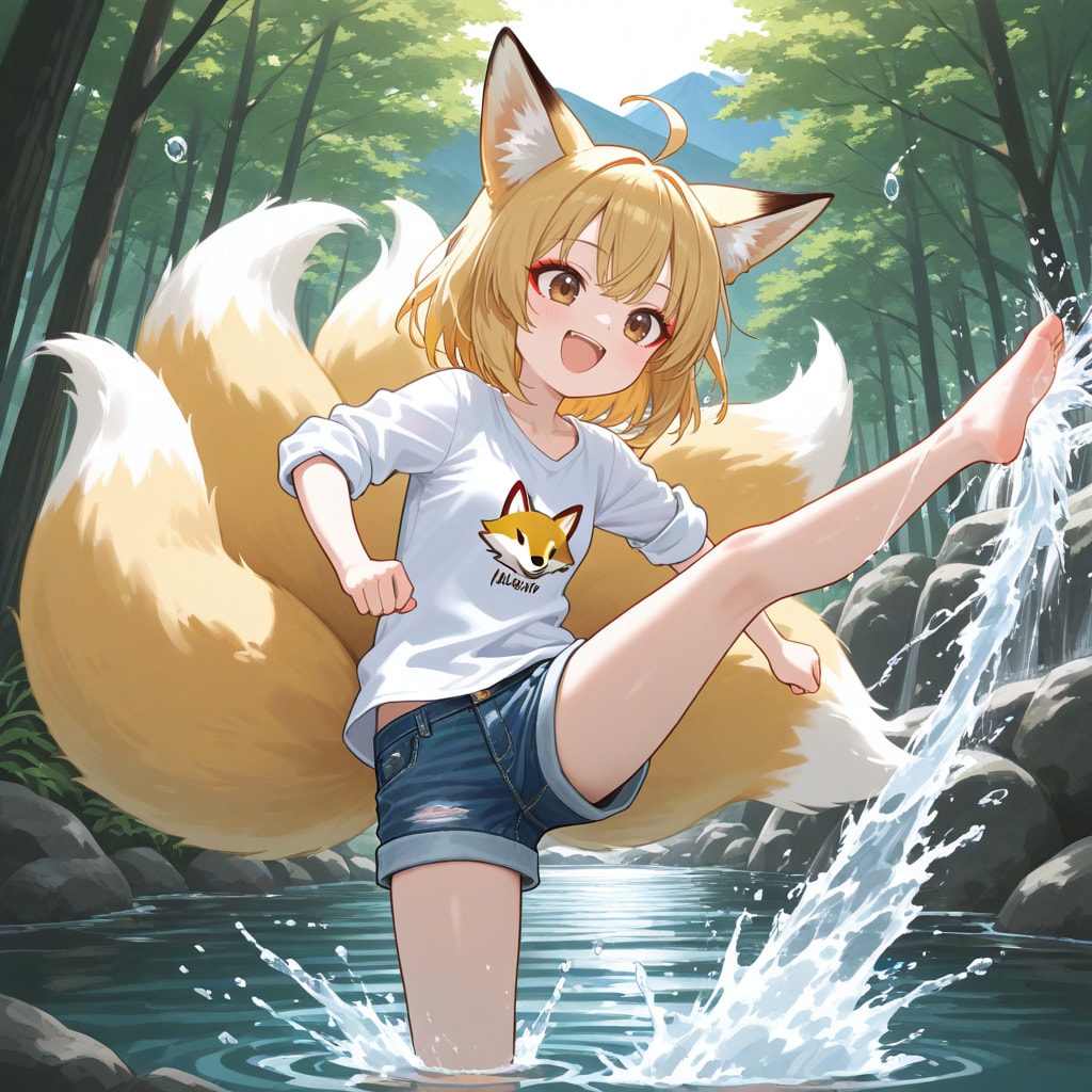 4/8　清流の日・小川の日 | の人気AIイラスト・グラビア
