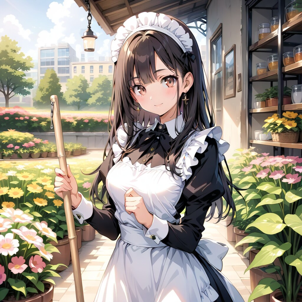 メイドです高崎サキはお掃除だ　弾 | の人気AIイラスト・グラビア