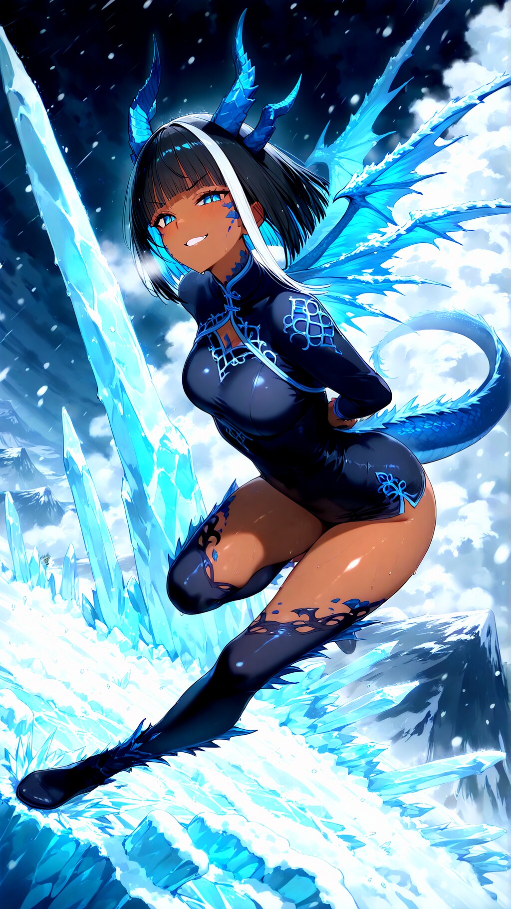 うちの子氷原の竜人