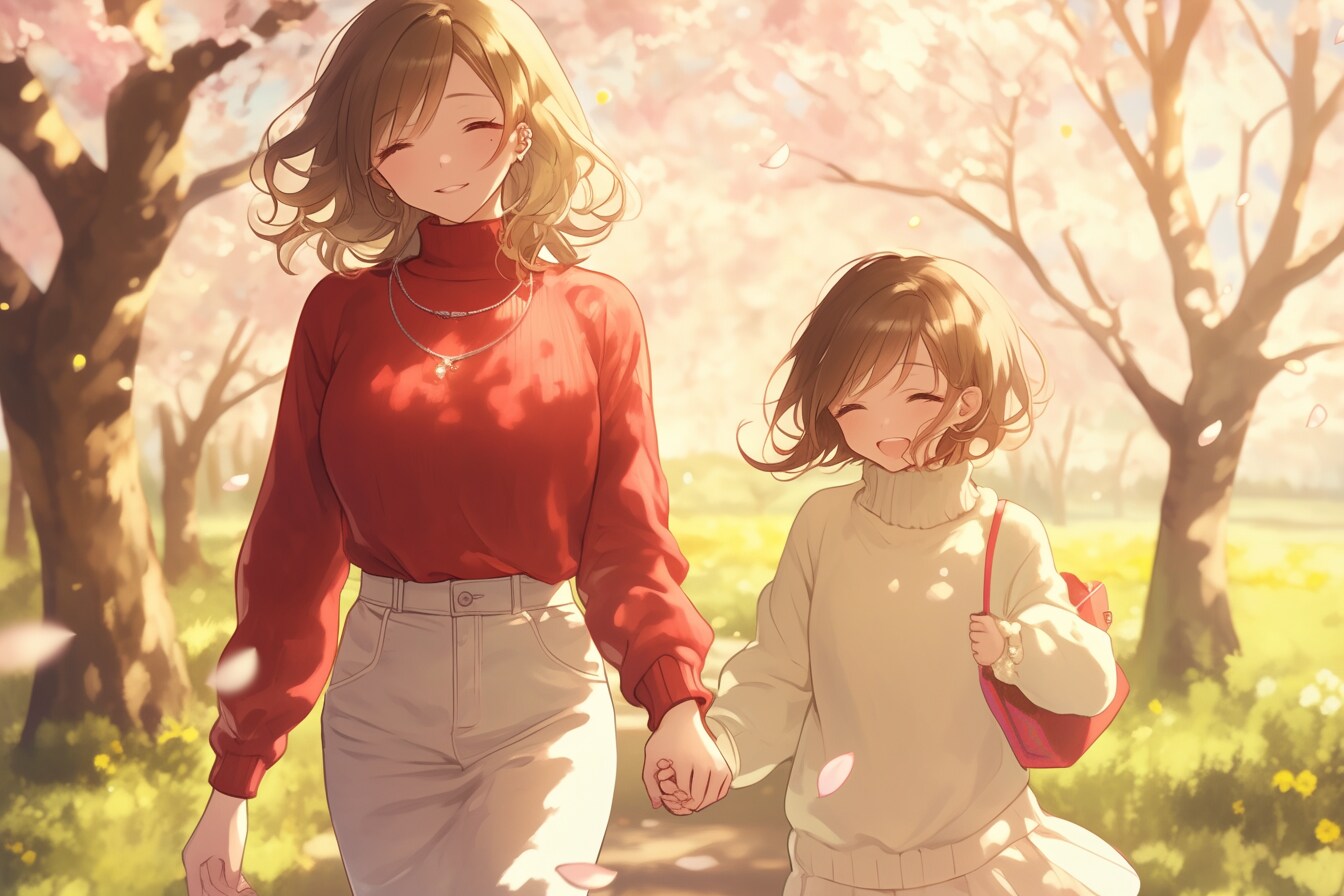 母と娘287 | の人気AIイラスト・グラビア