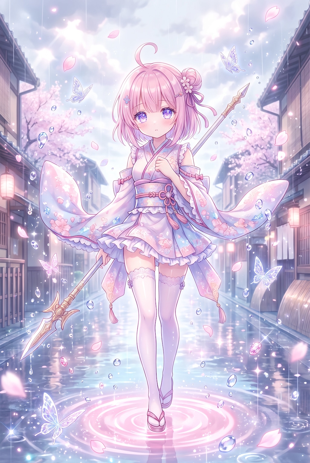 薄紅水鏡