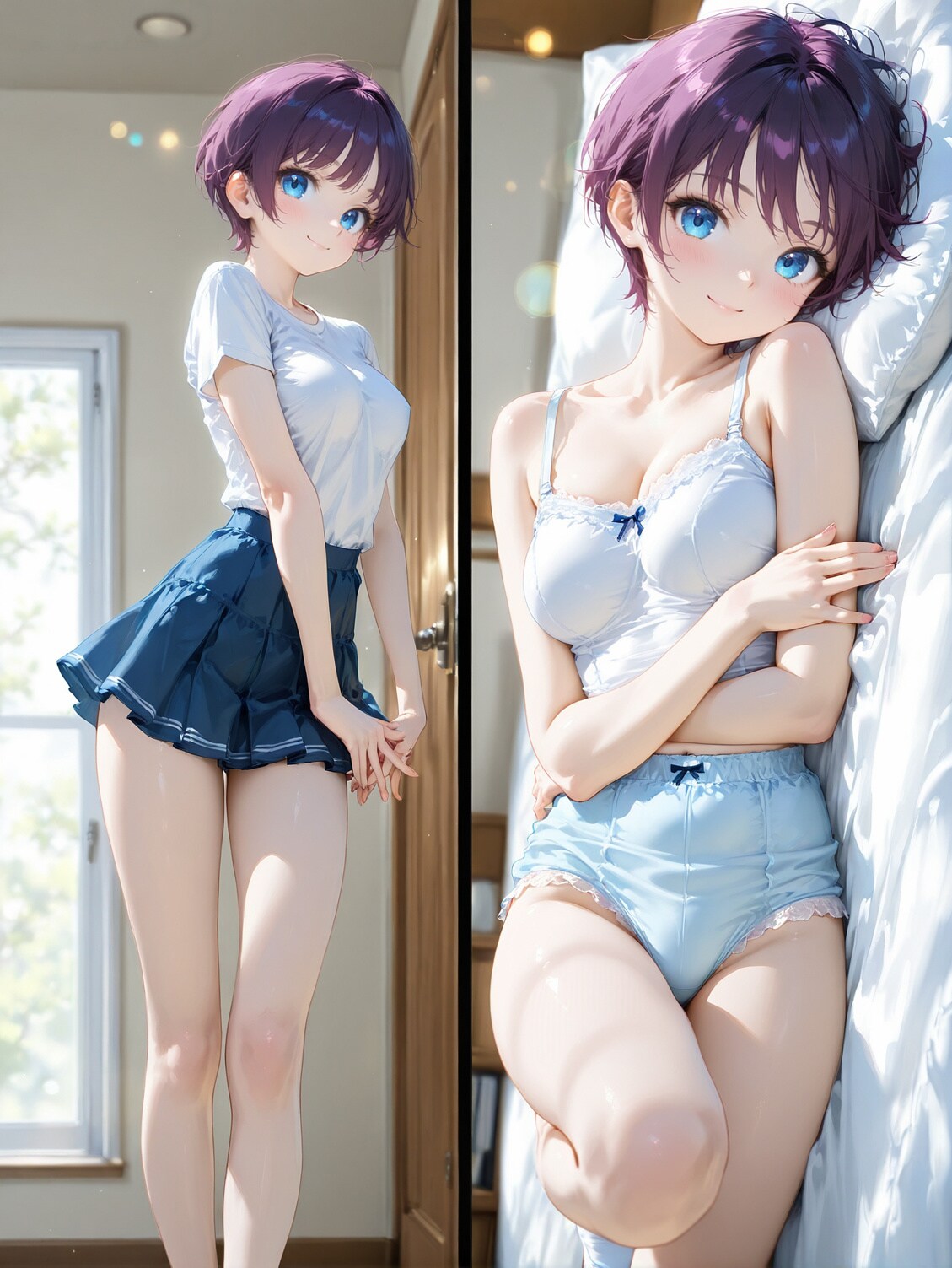 紫髪の彼女