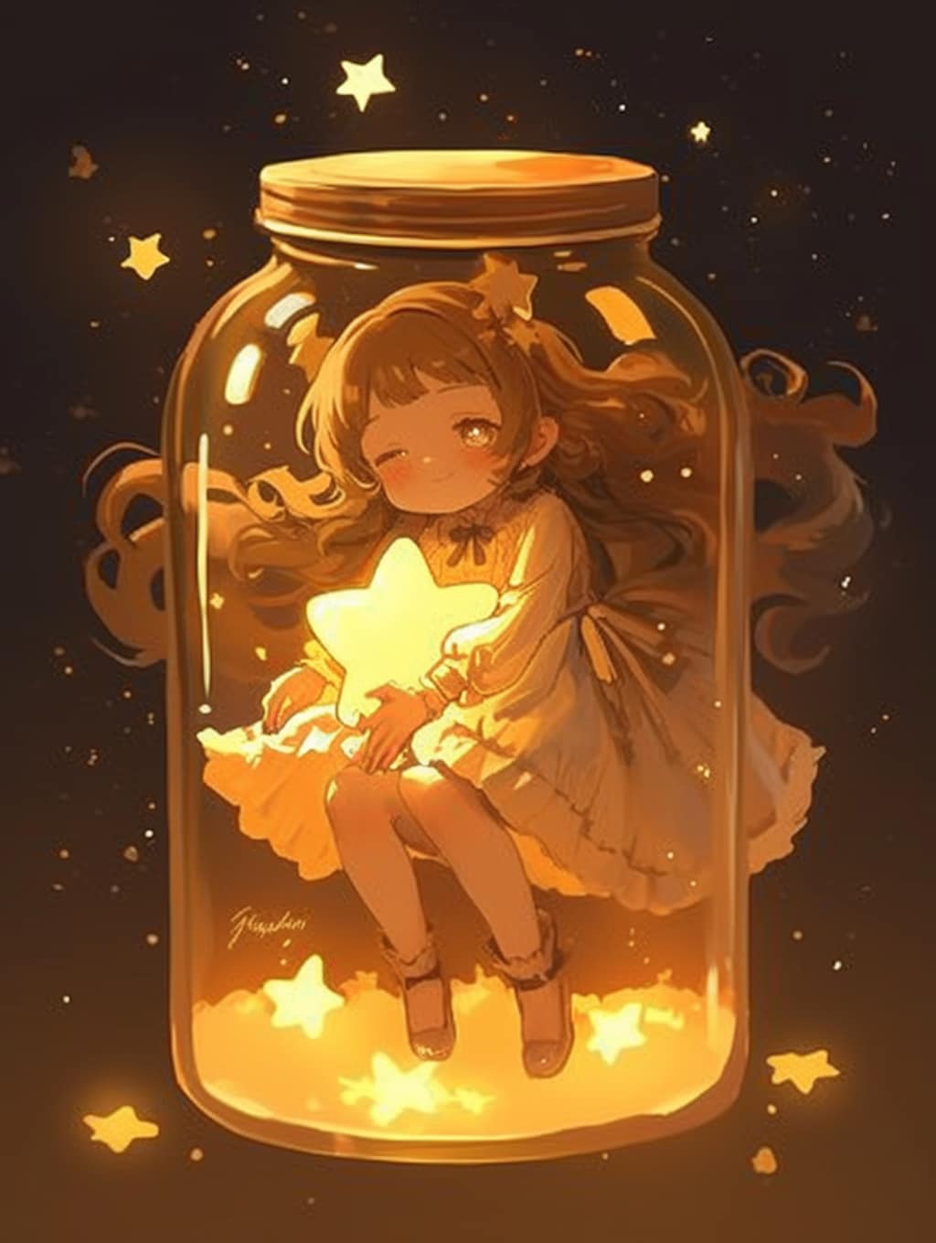 「瓶詰の少女」黄88