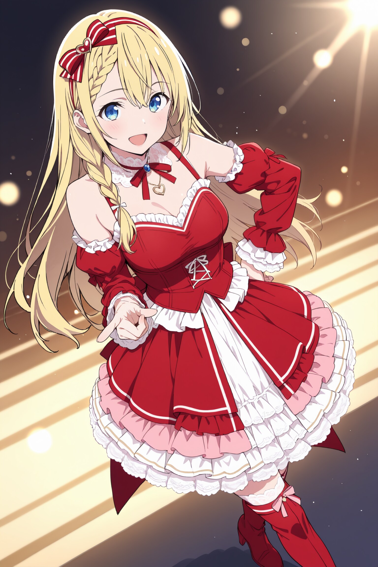 アイドル風ガーリー | の人気AIイラスト・グラビア